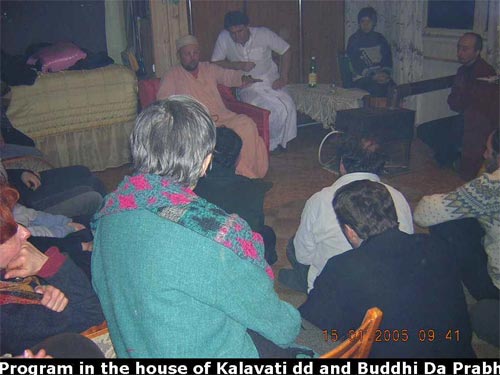 Проповедническая программа в доме у Буддхи Да Прабху и Калавати Диди